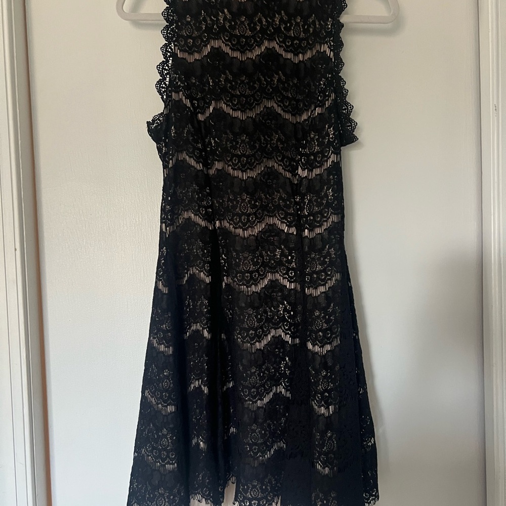 Francesca's Black Lace Dress